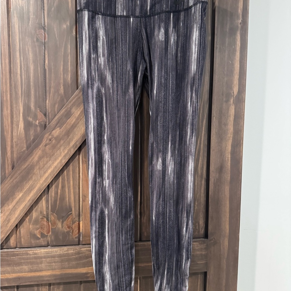 Nike Black and Gray Leggings